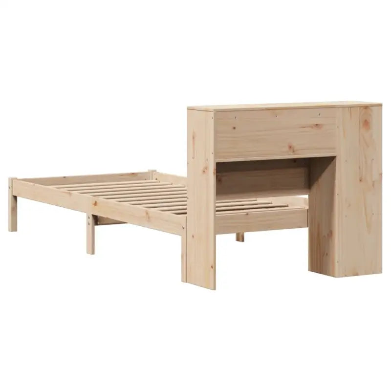 Boekenkastbed van massief grenenhout met optimale totale afmetingen - Bedden & bedframes