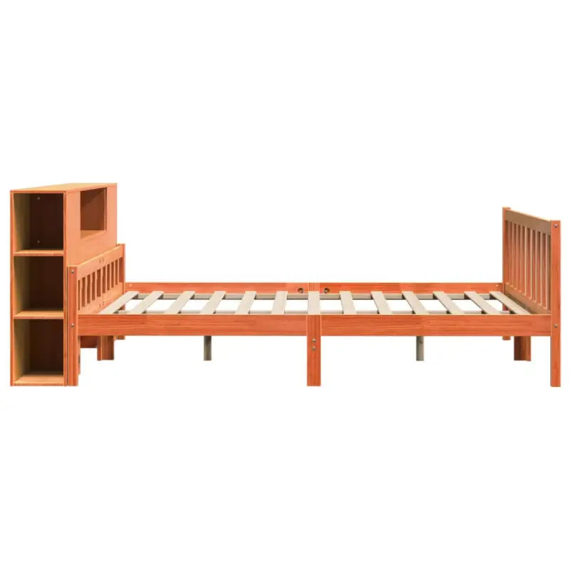 Boekenkastbed van massief grenenhout met optimale totale afmetingen - Bedden & bedframes