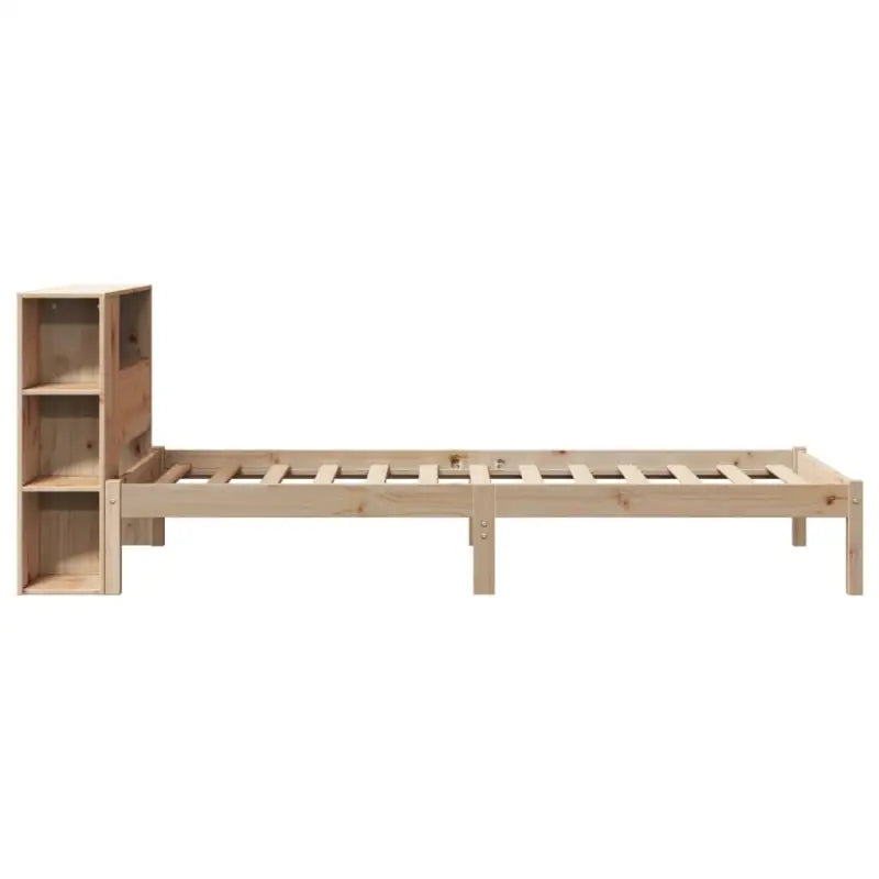 Boekenkastbed van massief grenenhout met optimale totale afmetingen - Bedden & bedframes