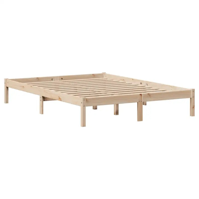 Boekenkastbed van massief grenenhout met perfecte totale afmetingen - Bedden & bedframes