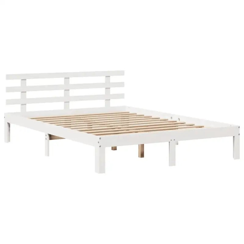 Boekenkastbed van massief grenenhout met ruime totale afmetingen - Bedden & bedframes