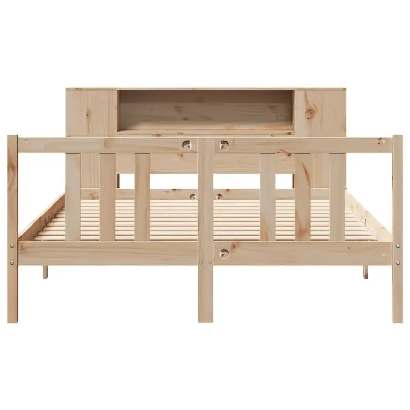 Boekenkastbed van massief grenenhout met ruime totale afmetingen - Bedden & bedframes