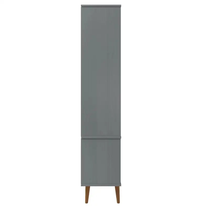 Boekenkasten van massief grenenhout met Scandinavisch design - Grijs / 1 - Boekenkasten