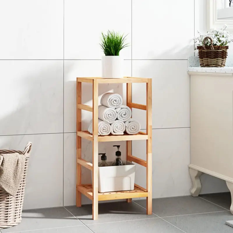 Boekenkasten van massief walnotenhout voor badkamer - Boekenkasten