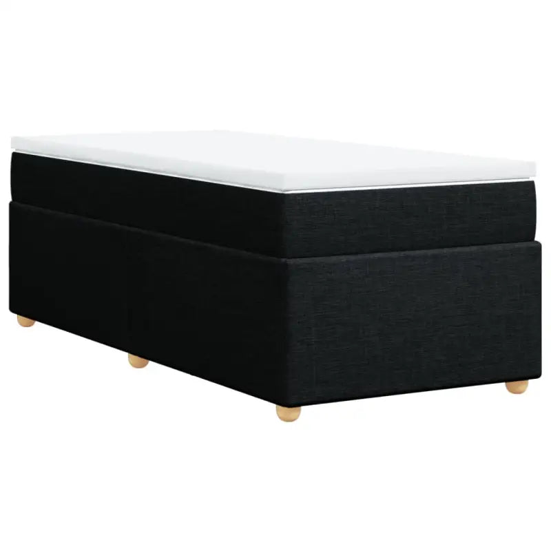 Boxspring met ademend vermogen en duurzaam zwart materiaal - Bedden & bedframes