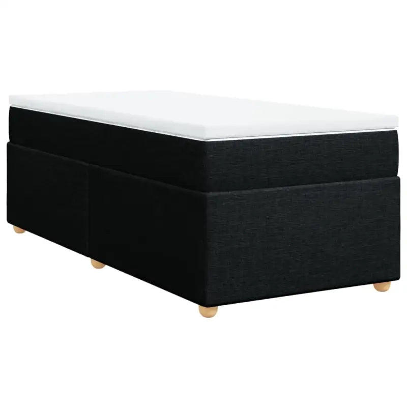 Boxspring met ademend vermogen en duurzaam zwart materiaal - Bedden & bedframes