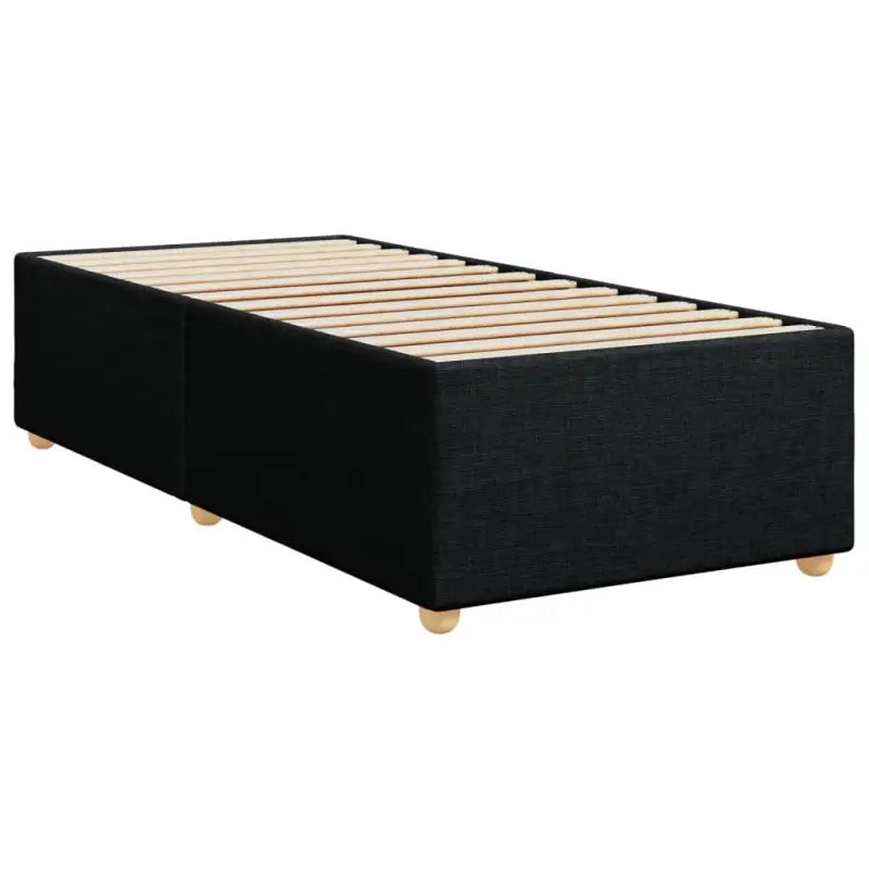 Boxspring met ademend vermogen en duurzaam zwart materiaal - Bedden & bedframes