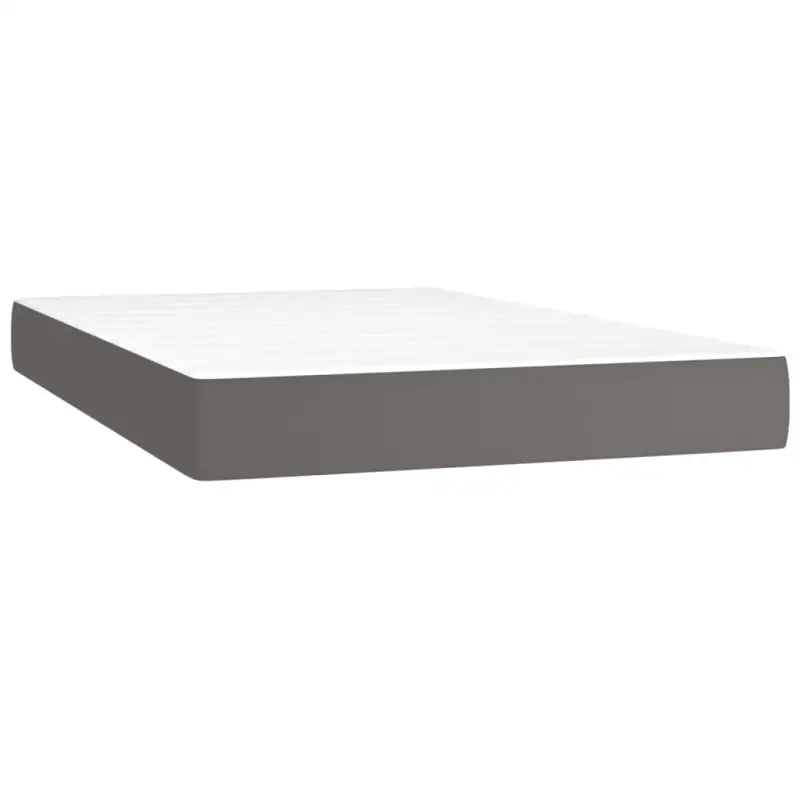Boxspringbed met grijs materiaal en schuim afmetingen voor optimale rust - Bedden & bedframes
