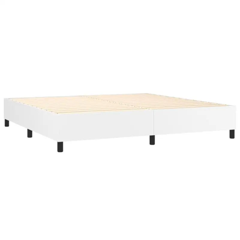Boxspringbed met hoogwaardig kunstleer en comfortabele schuim afmetingen - Bedden & bedframes