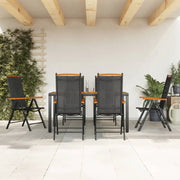 Bruin materiaal tuinset met gepoedercoat aluminium voor terras en tuin - Tuinsets