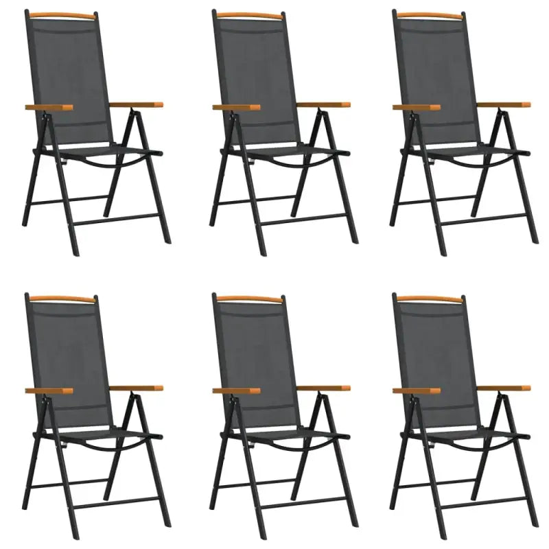 Bruin materiaal tuinset met gepoedercoat aluminium voor terras en tuin - Tuinsets