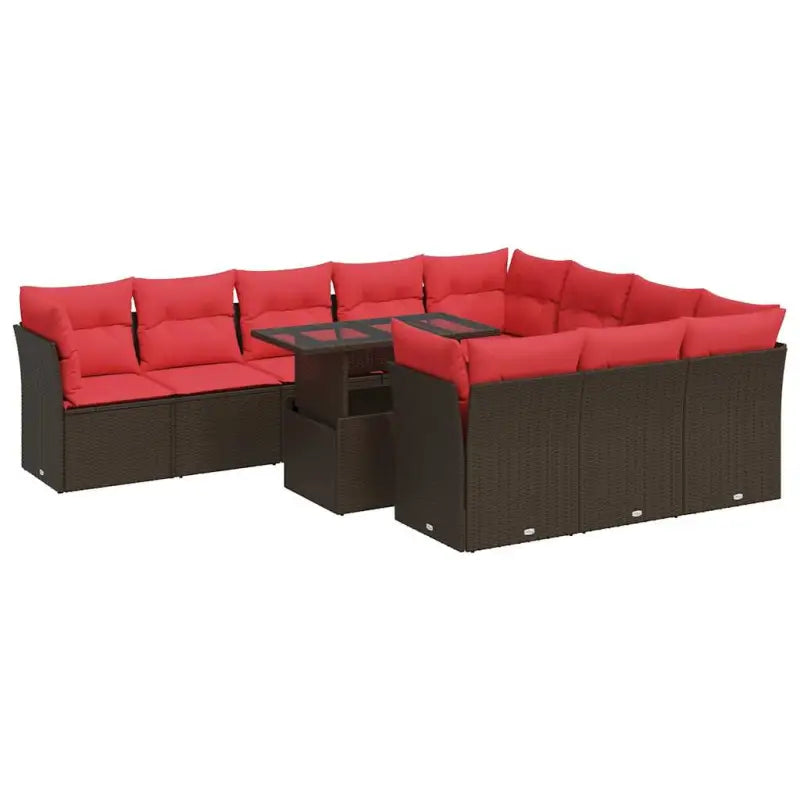 Bruine tuinset met waterdichte tas en gepoedercoated staal materialen - Bruin - Tuinsets