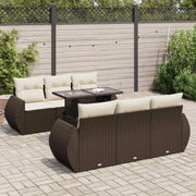 Bruine tuinset met waterdichte zak en gepoedercoat staal voor buiten pracht - Tuinsets
