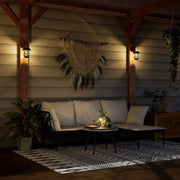 Buitenwandlamp met Vlam-effect op zonne-energie - Buitenverlichting