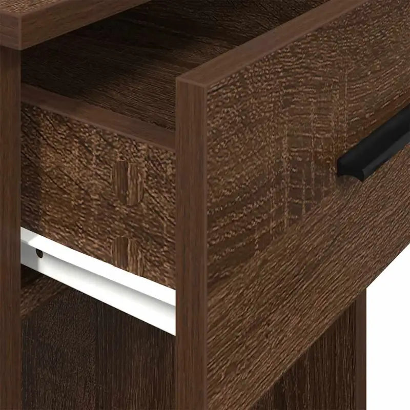 Bureau voor computertoren van bewerkt hout met opbergruimte - Bureaus