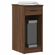 Bureau voor computertoren van bewerkt hout met opbergruimte - Bureaus