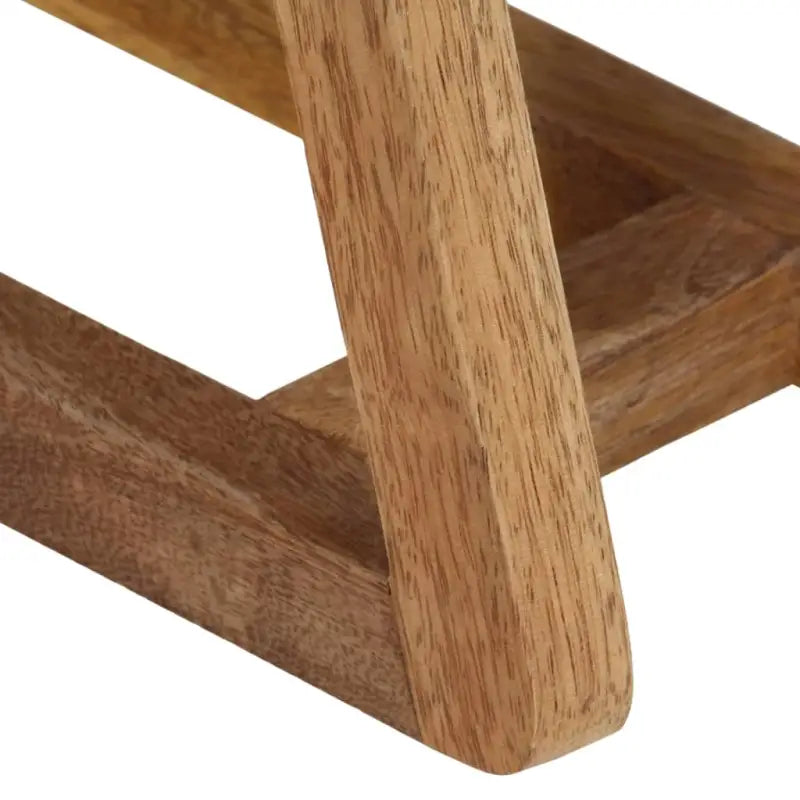 Bureaulamp met massief mangohout en e27 fitting in verweerd rood - Lampen