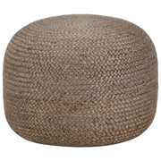 Chique poefs met jute koorden voor comfort en decoratie - Poefs