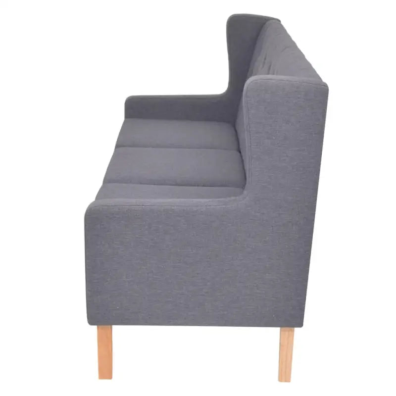 Comfortabele bankenset met houten frame en brede zitting voor ontspanning - Banken