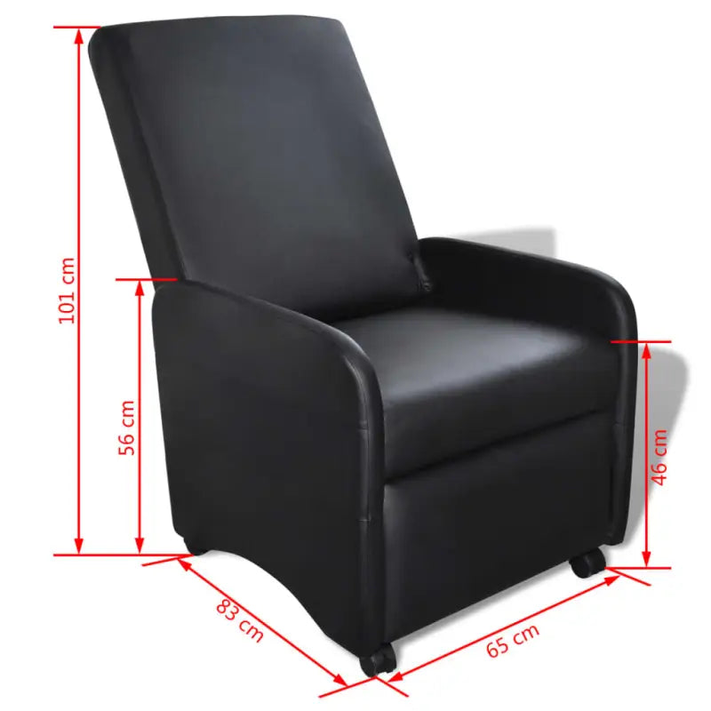 Comfortabele kunstlederen fauteuil voor ontspanning en duurzaamheid - Fauteuils & Relaxfauteuils