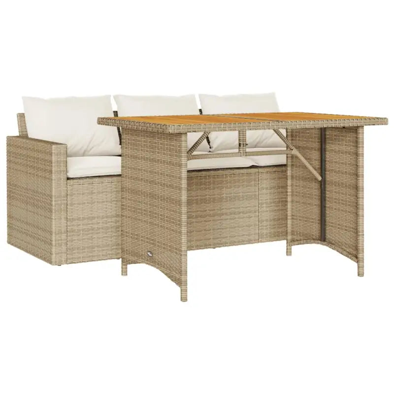 Comfortabele poly rattan tuinset voor gemakkelijk schoon en buiten genieten - Tuinsets