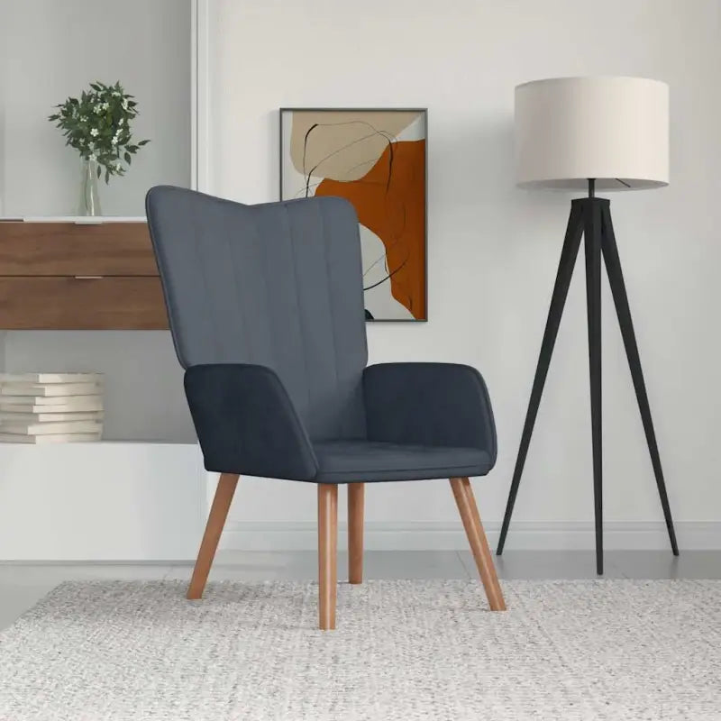 Comfortabele relaxstoel met voetenbank voor een stijlvol interieur - Donkergrijs / 1 / Zonder voetensteun - Fauteuils &