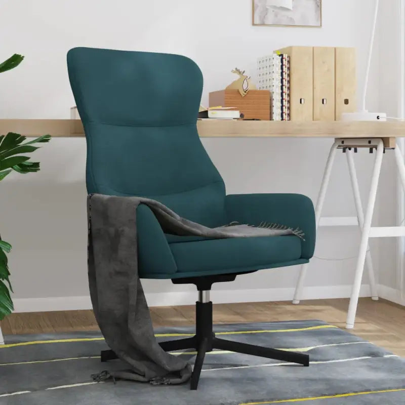 Comfortabele relaxstoel met voetensteun voor ontspanning - Blauw / 1 / Zonder voetensteun - Fauteuils & Relaxfauteuils