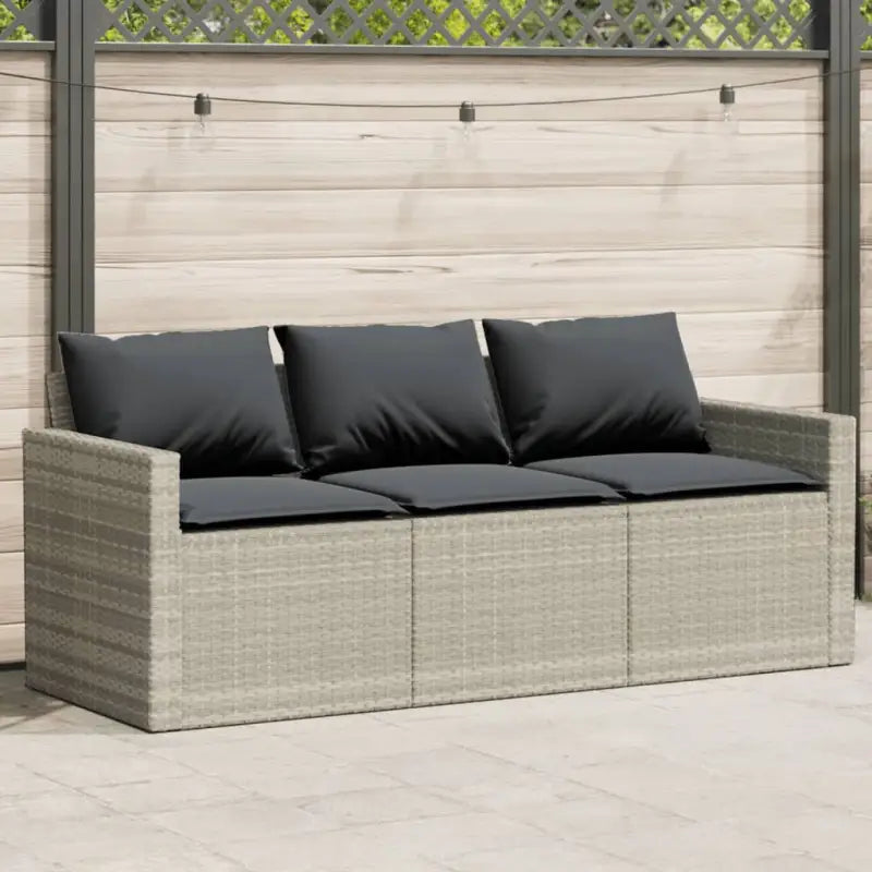 Comfortabele tuinbank van poly rattan met wasbare hoes - Loungebanken