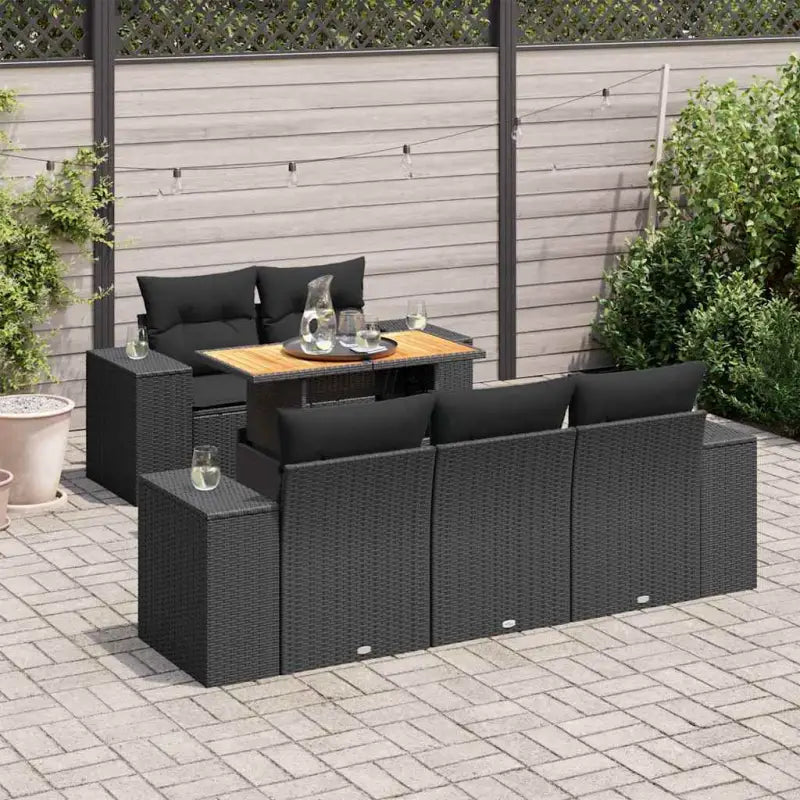 Comfortabele tuinset in grijs materiaal met waterdichte tas en gepoedercoat staal - Zwart / met opbergruimte - Tuinsets