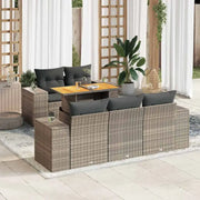 Comfortabele tuinset in grijs materiaal met waterdichte tas en gepoedercoat staal - Tuinsets