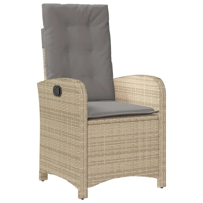 Comfortabele tuinset met poly rattan en gemakkelijk schoon te maken - Tuinsets