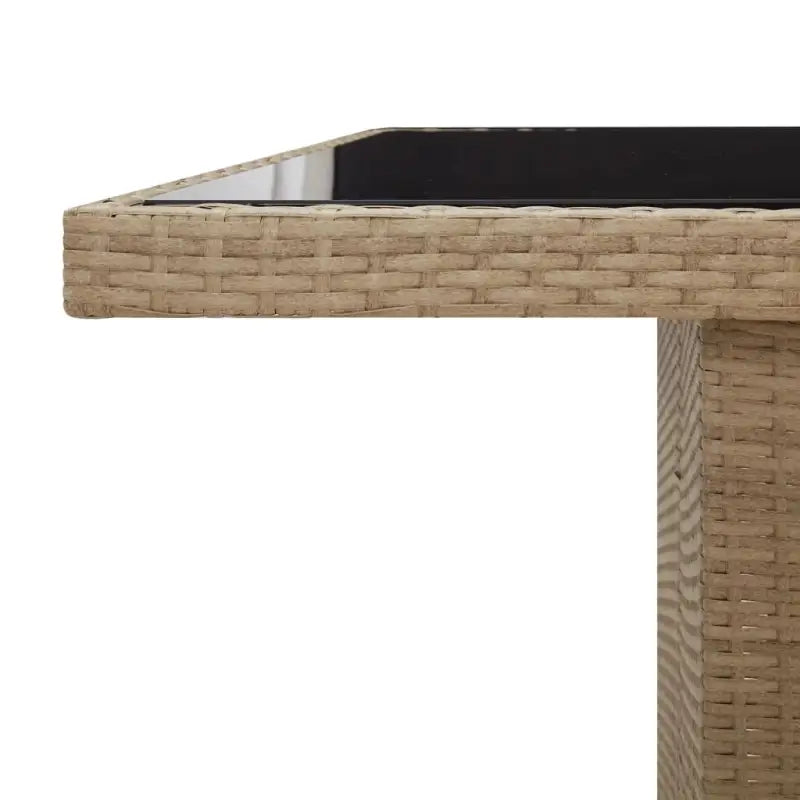 Comfortabele tuinset van poly rattan gemakkelijk schoon en perfect voor buiten - Tuinsets
