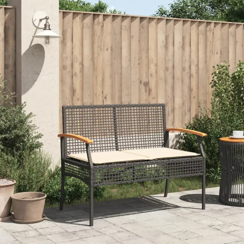 Comfortabele tuinstoelen van poly rattan met wasbare hoes - Tuinbanken