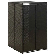 Containerberging van poly rattan voor in de tuin