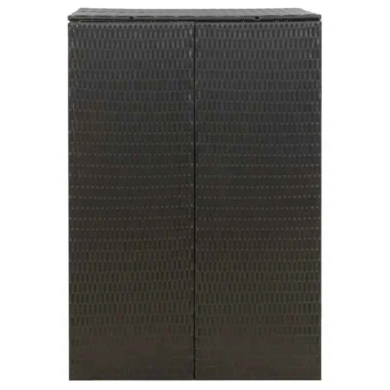 Containerberging van poly rattan voor in de tuin