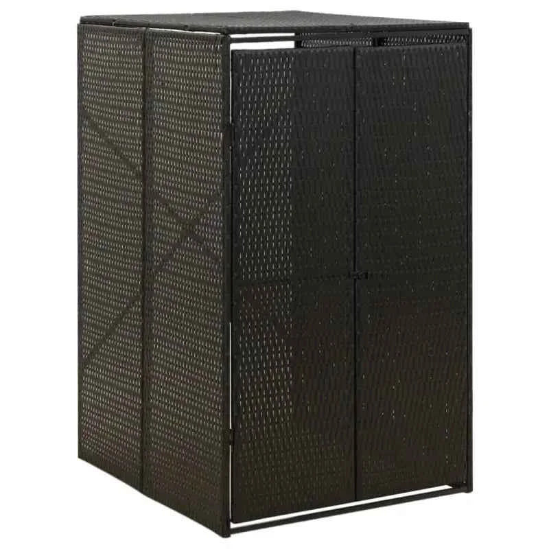 Containerberging van poly rattan voor in de tuin