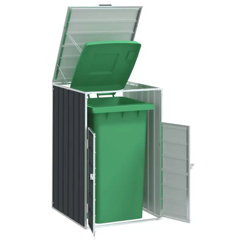 Containerberging voor een nette tuin en discreet vuilnisbakopslag - Antraciet / 1 - Containerbergingen