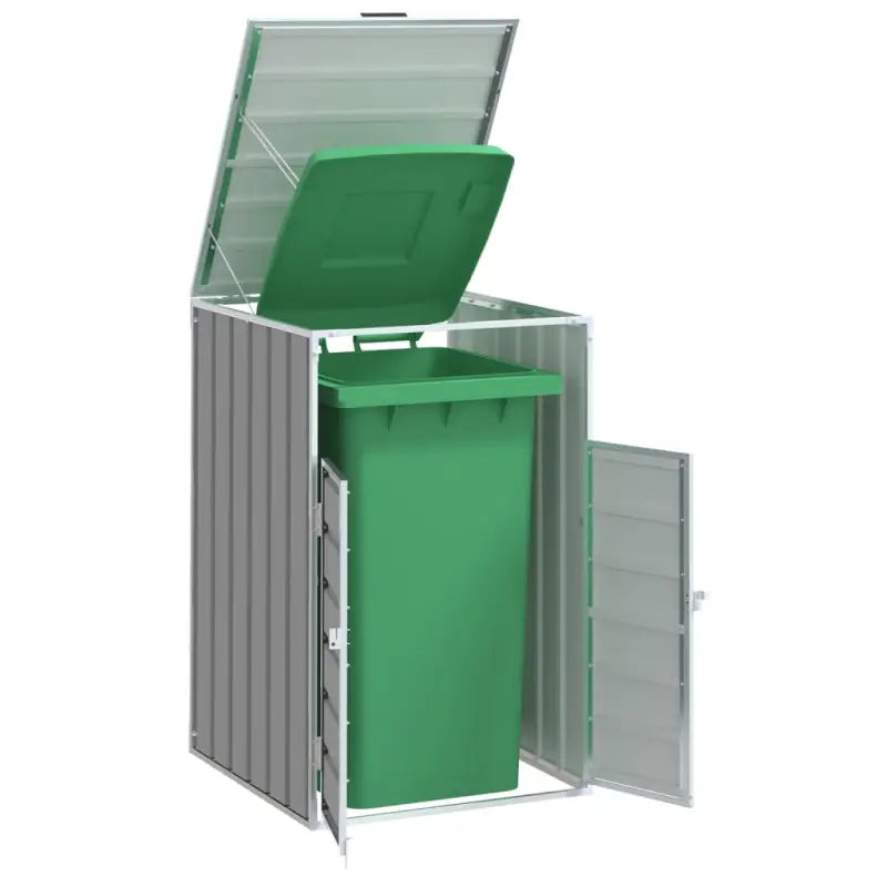 Containerberging voor een nette tuin en discreet vuilnisbakopslag - Grijs / 1 - Containerbergingen