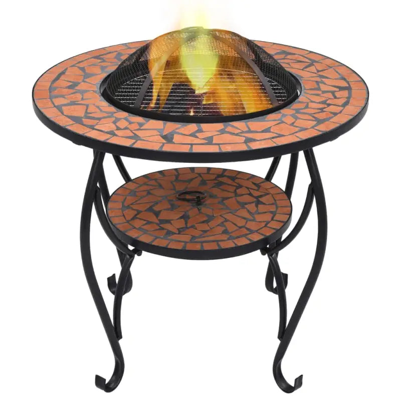 Decoratieve en warme vuurschaal voor tuin en terras - Terracotta - Haarden