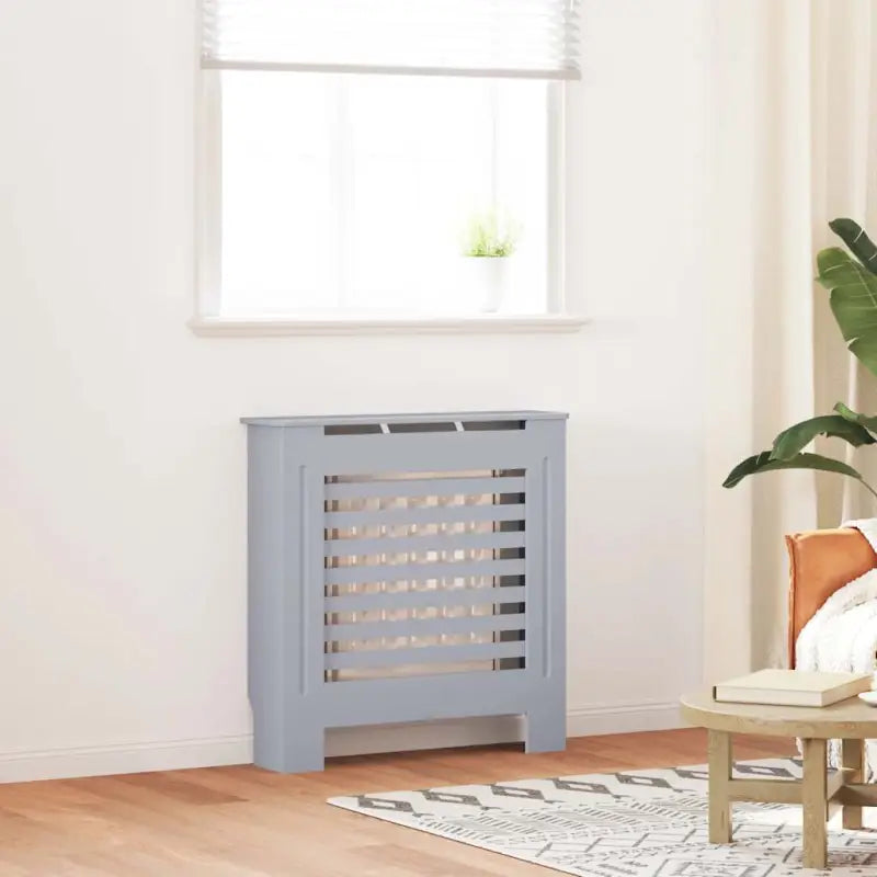 Decoratieve radiatorombouw voor meer ruimte en stijl in je woonkamer - Grijs / 78 x 19 x 81.5 cm / 1 - Accessoires