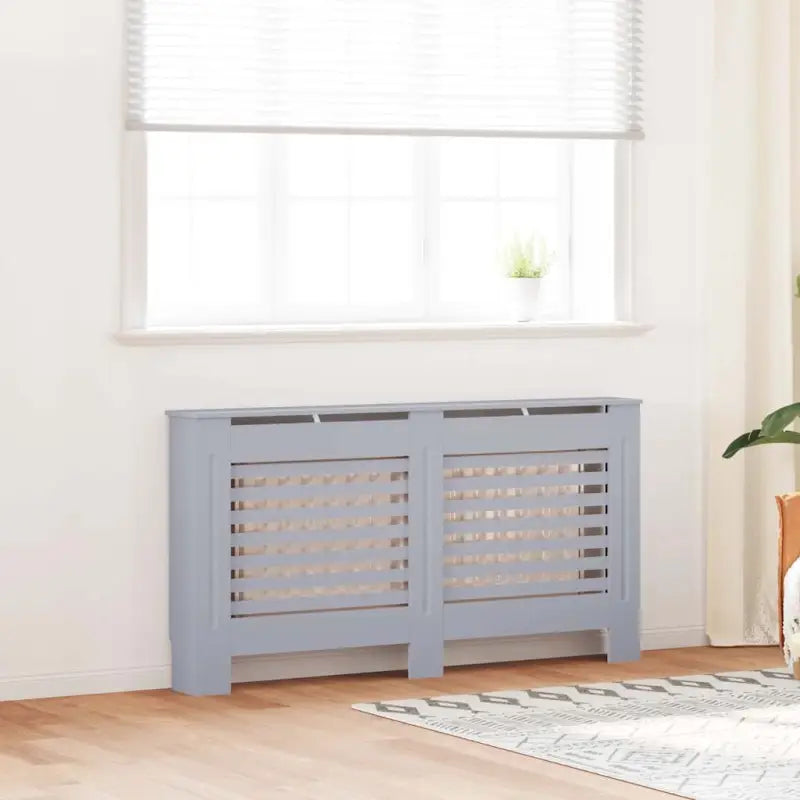 Decoratieve radiatorombouw voor meer ruimte en stijl in je woonkamer - Antraciet / 152 x 19 x 81.5 cm / 1 - Accessoires