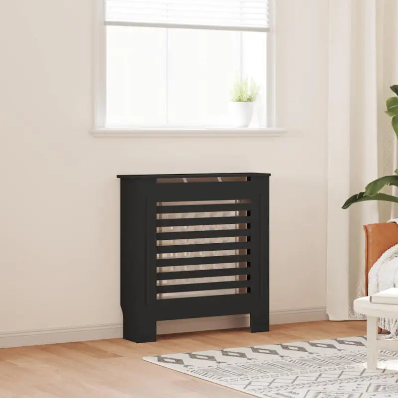 Decoratieve radiatorombouw voor meer ruimte en stijl in je woonkamer - Zwart / 78 x 19 x 81.5 cm / 1 - Accessoires