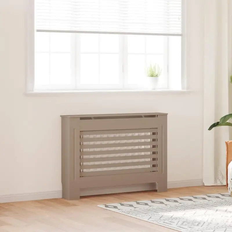 Decoratieve radiatorombouw voor meer ruimte en stijl in je woonkamer - Bruin / 112 x 19 x 81.5 cm / 1 - Accessoires