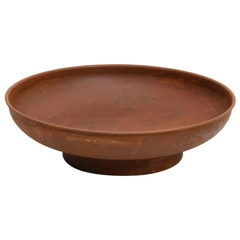 Decoratieve vuurkorf voor warmte en sfeer in je tuin of terras - Bruin / Φ 57 x 16 cm - Haarden