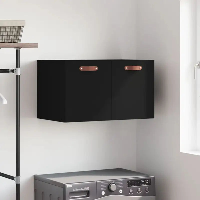 Decoratieve wandkast van bewerkt hout voor in je interieur - Zwart / 60 x 36.5 x 35 cm / 1 - Opbergkasten & lockerkasten