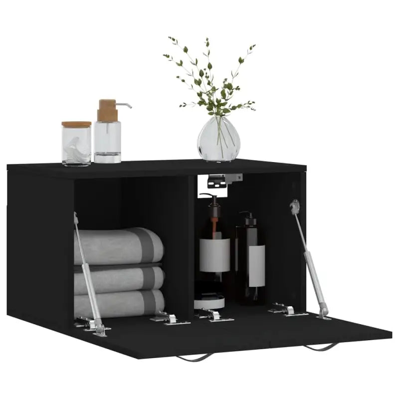 Decoratieve wandkast van bewerkt hout voor interieur en opslag - Opbergkasten & lockerkasten