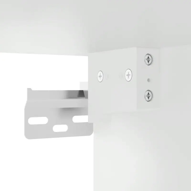 Decoratieve wandkast van bewerkt hout voor praktische opbergruimte - Wit / 1 - Opbergkasten & lockerkasten