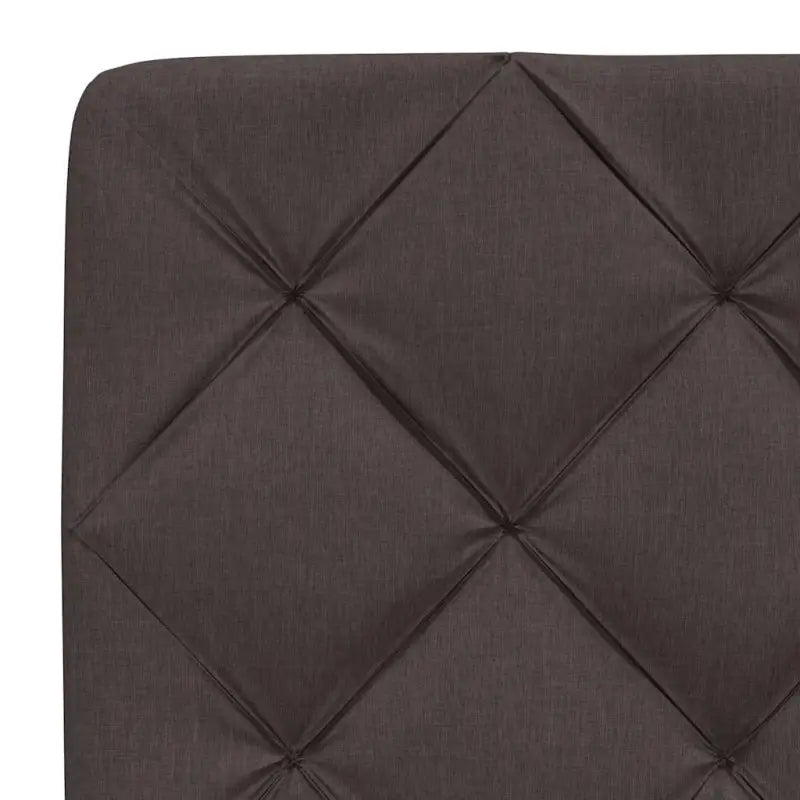 Donkerbruin bedframe met ademend vermogen en comfortabel polyesterstof - Bedden & bedframes