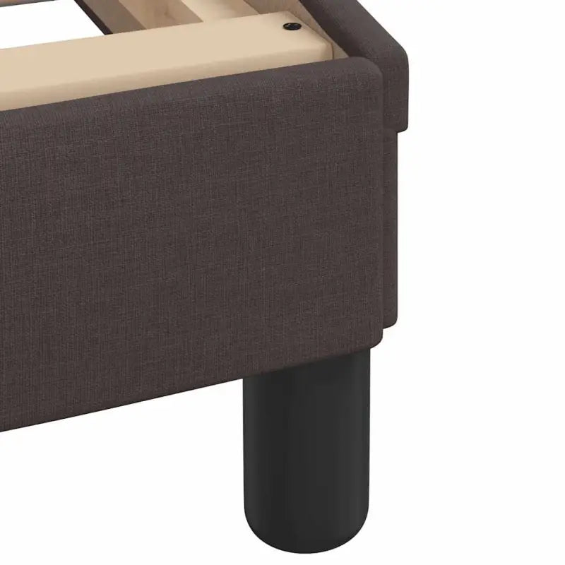 Donkerbruin bedframe met ademend vermogen en comfortabel polyesterstof - Bedden & bedframes