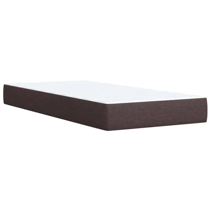 Donkerbruin boxspringbed met ademend vermogen en zachte materiaal vulling - Bedden & bedframes